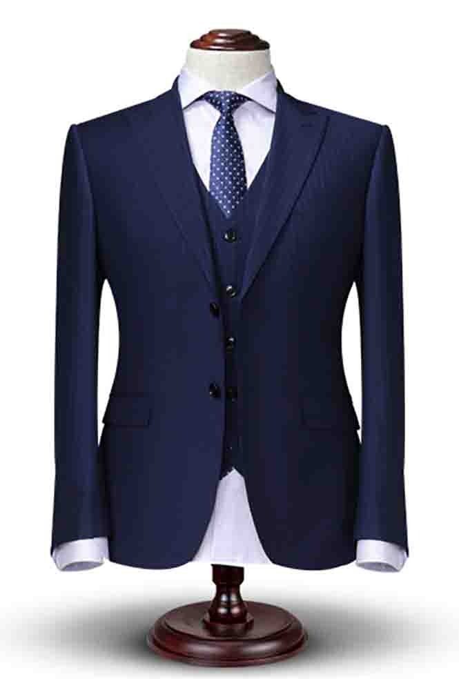 高級西服定制藍(lán)色