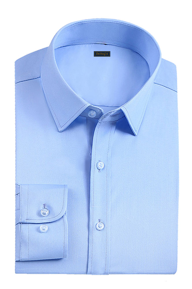 男士藍色襯衫定制